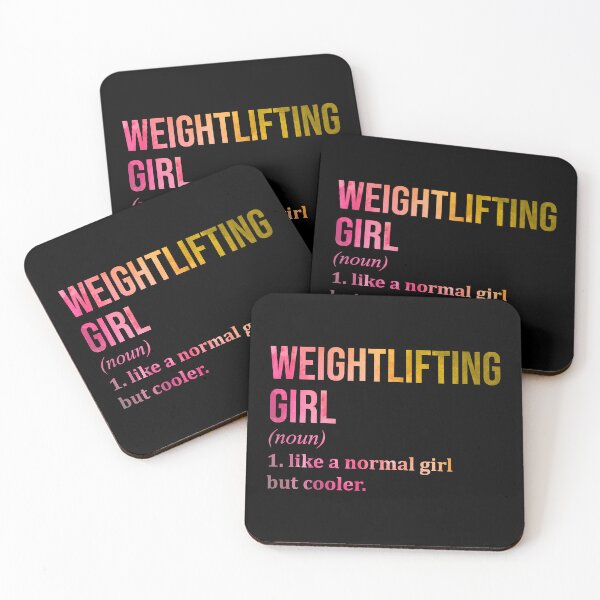 Item preview, Weightlifting Girl Definition in Watercolor designed and sold by XCIV.