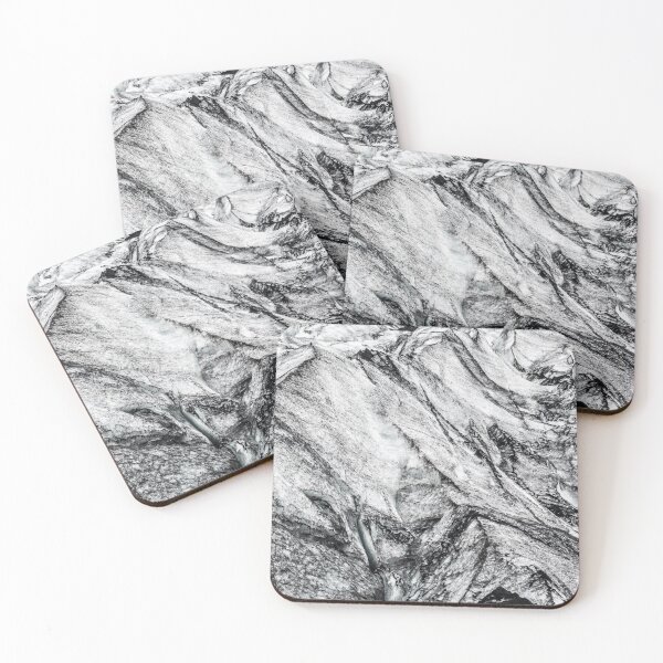 Item preview, Black and white rock abstract designed and sold by LazyLifestyle.