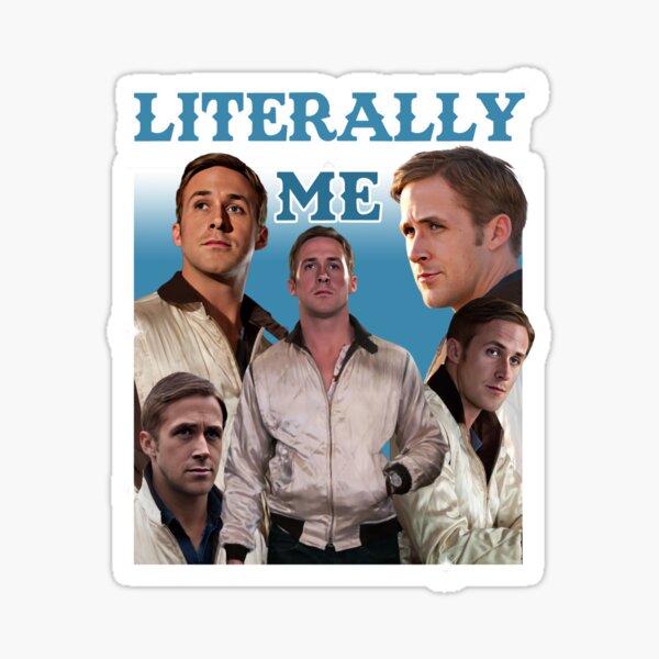 Ryan Gosling Obama movie meme Sticker for Sale by DrMemes