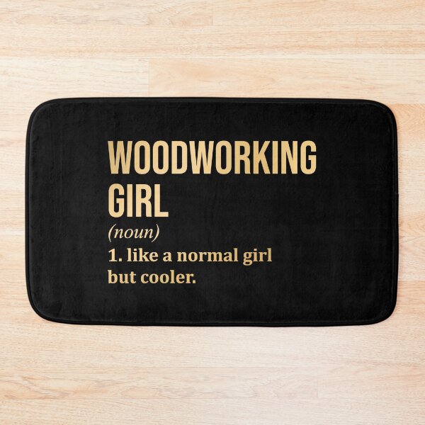 Item preview, Woodworking Girl Definition in Gold designed and sold by XCIV.