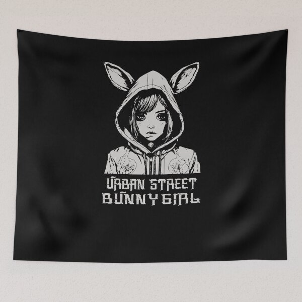 Item preview, Street Bunny Girl - Grey designed and sold by Soulemotion.