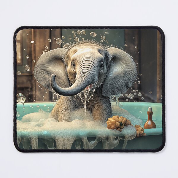 Item preview, Baby Elephant Bath Time designed and sold by Elisabeth Lucas.
