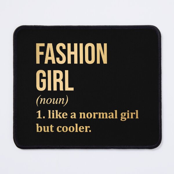 Artikelvorschau, Fashion Girl Definition in Gold entworfen und verkauft von XCIV.