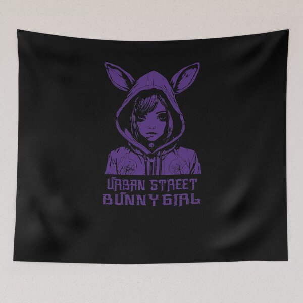 Item preview, Street Bunny Girl - Indigo designed and sold by Soulemotion.
