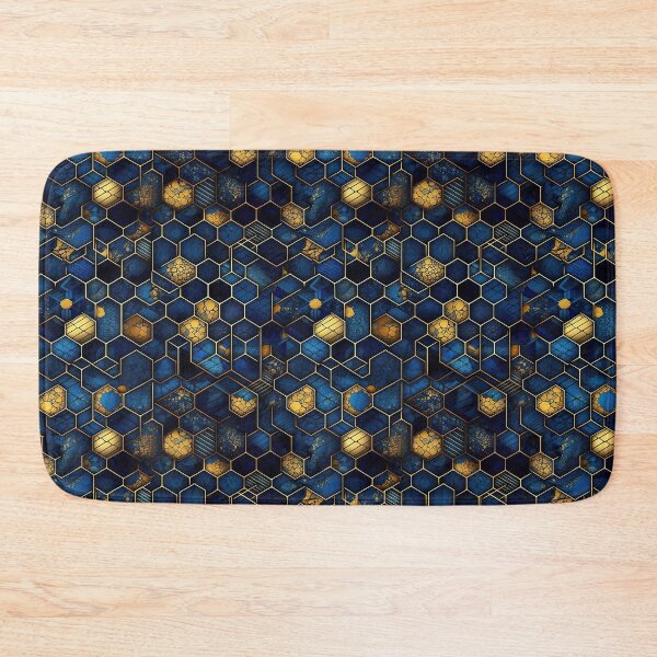 Item preview, Cobalt and Gold Seamless Pattern designed and sold by Offsite.