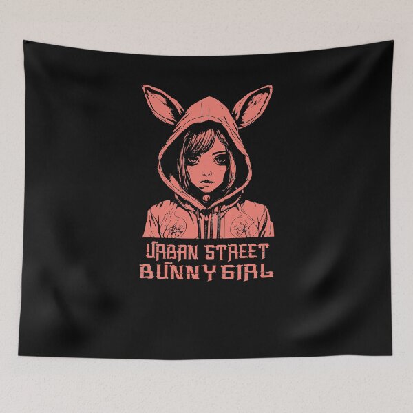 Item preview, Street Bunny Girl - Salmon designed and sold by Soulemotion.