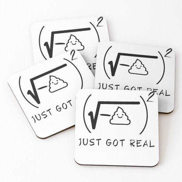 Item preview,  Shit Just Got Real Funny designed and sold by artfartzzz.