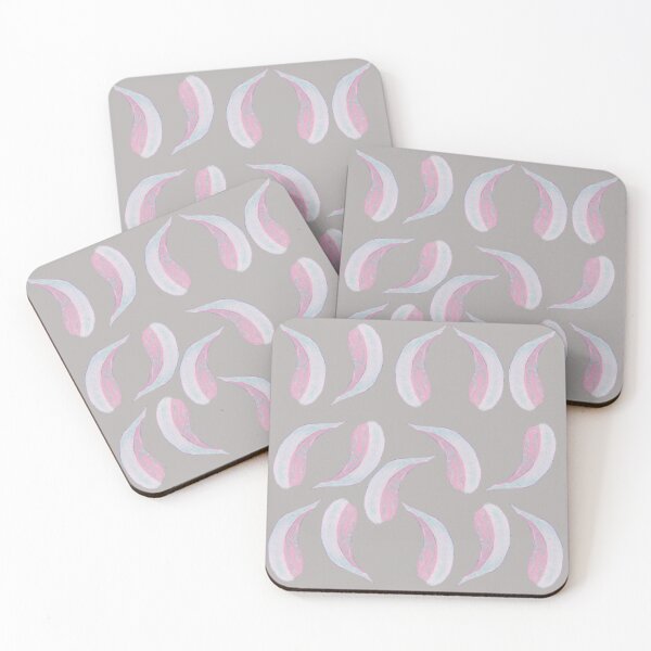 Item preview, Simple Delicate Pink Eucalyptus Leaves on Grey Painting Pieretto  designed and sold by Pieretto.