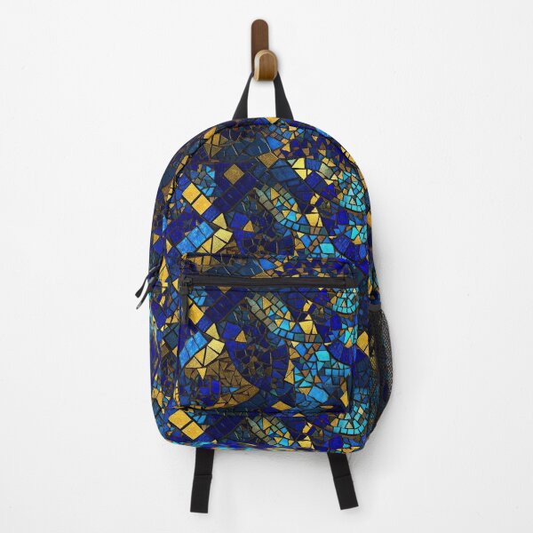 Item preview, Cobalt and Gold Mosaic Seamless Pattern designed and sold by Offsite.