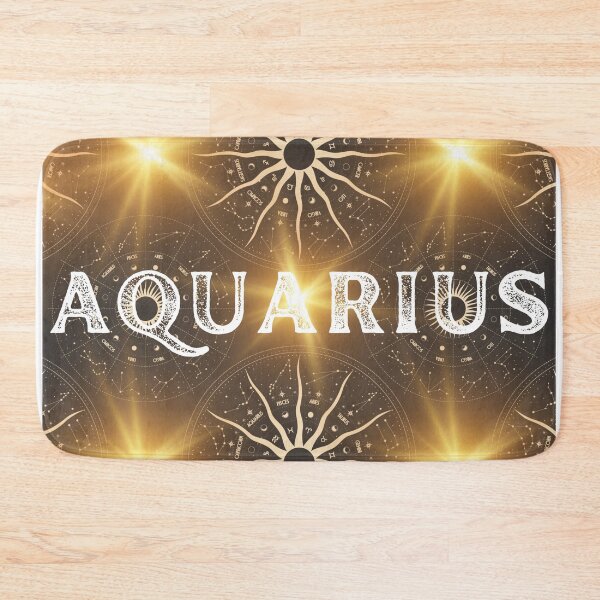 Item preview, Cosmic Golden Shine Aquarius designed and sold by MysticZodiac.