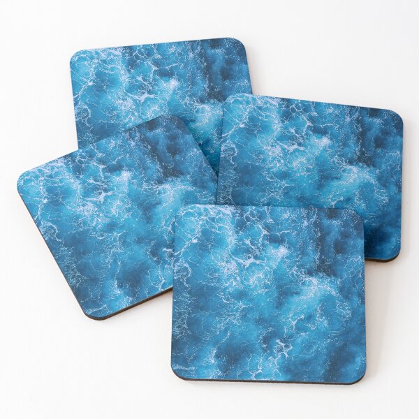 Item preview, Blue water abstraction designed and sold by LazyLifestyle.