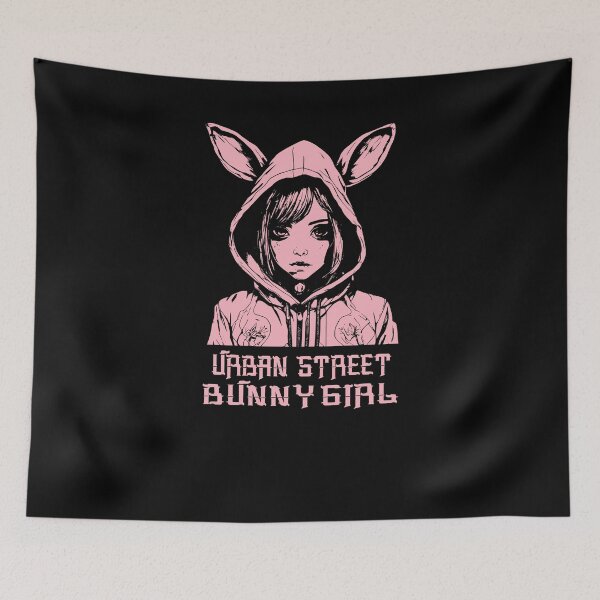 Item preview, Street Bunny Girl - Pale Pink designed and sold by Soulemotion.