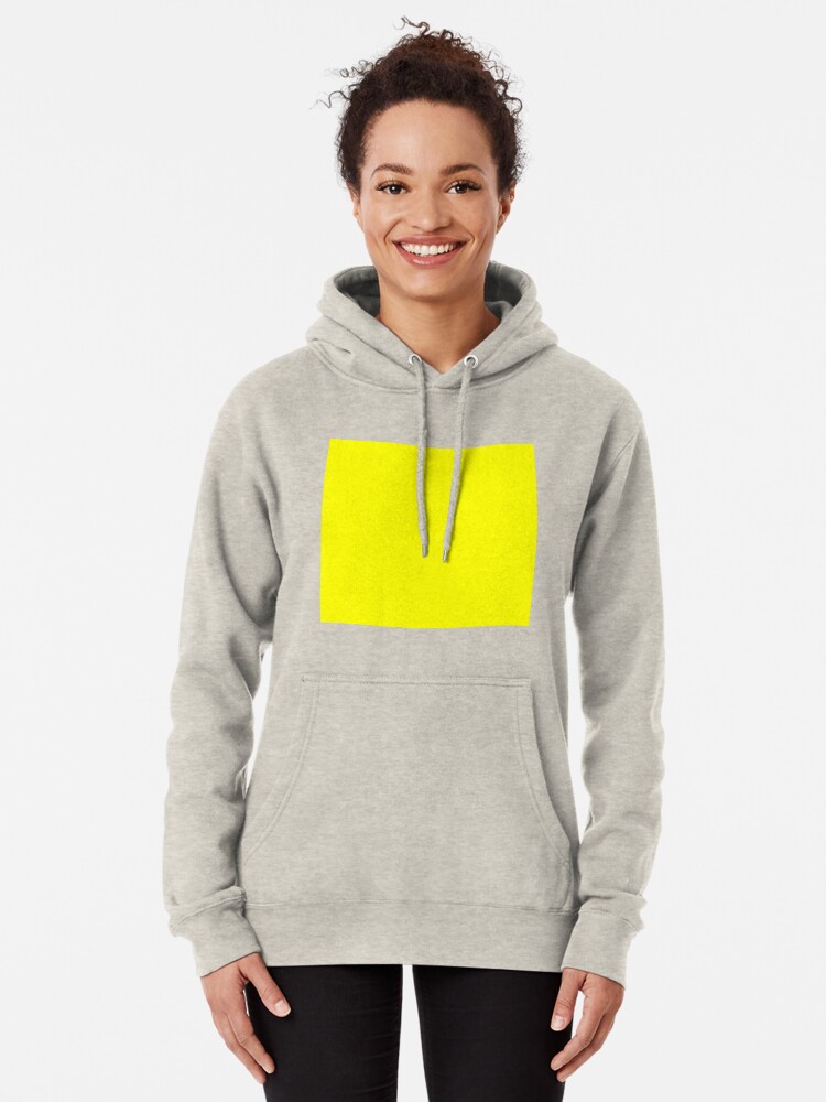 fluorescent yellow sweatshirts