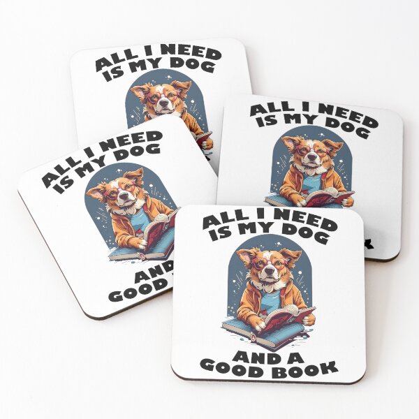 Item preview, All I need is my dog and a good book designed and sold by UltimateWorld.