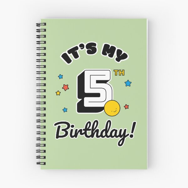 Item preview, Five Year Old Birthday - Happy Birthday - Birthday Party designed and sold by SallySunday.