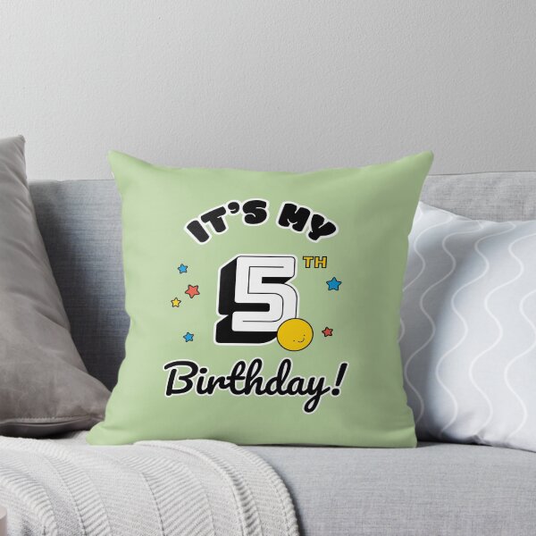 Item preview, Five Year Old Birthday - Happy Birthday - Birthday Party designed and sold by SallySunday.
