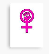 Women's Power / Feminist Symbol 2 Canvas Print
