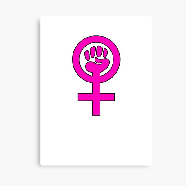 Women's Power / Feminist Symbol, Women's rights, Reproductive Rights Canvas Print