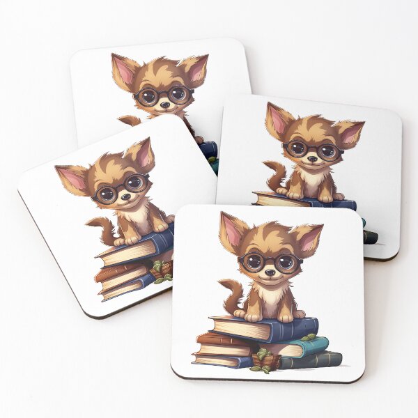 Item preview, Chibi cute dog in school stikers designed and sold by SweetEvolution.