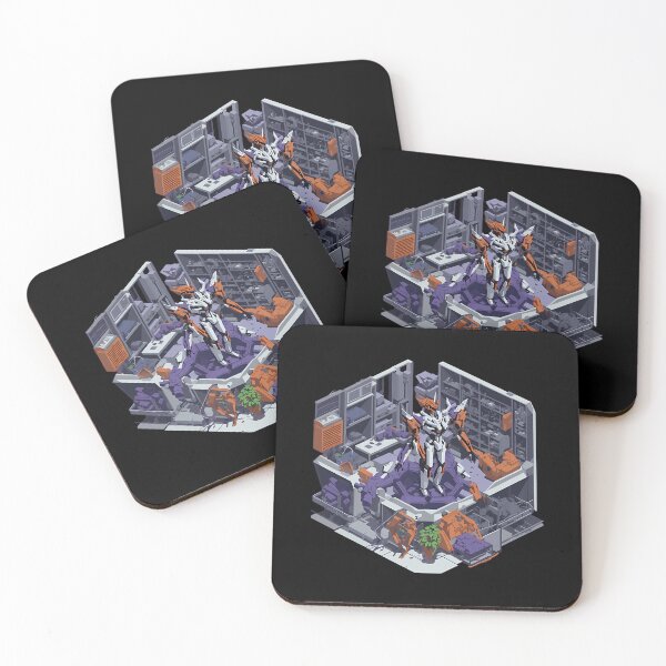Item preview, Evangelion anime  isometric style designed and sold by LuxuryJellyTan.