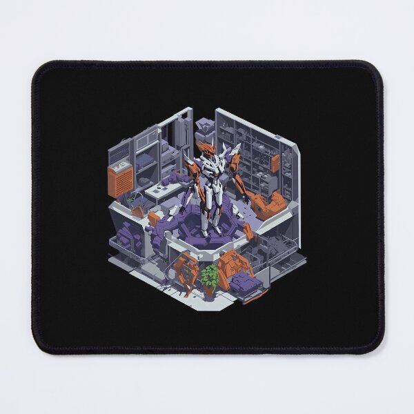 Item preview, Evangelion anime isometric style designed and sold by LuxuryJellyTan.