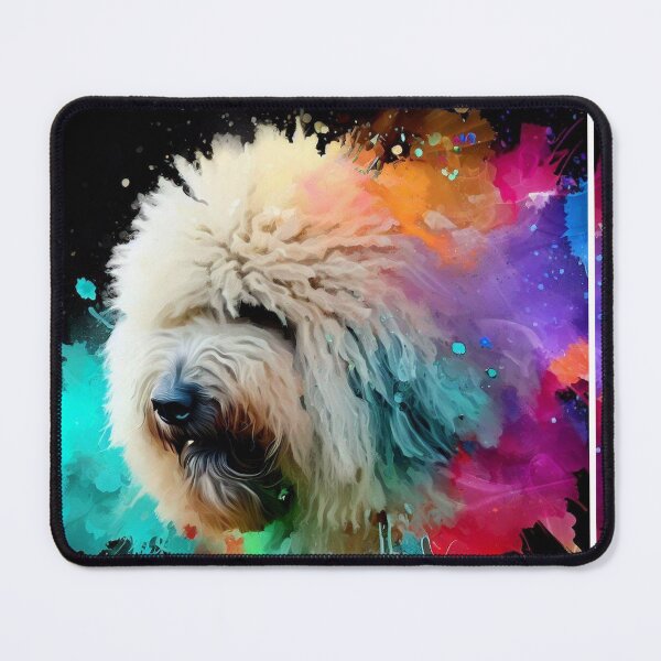 Item preview, Komondor Splash Art designed and sold by The Digital Compass.