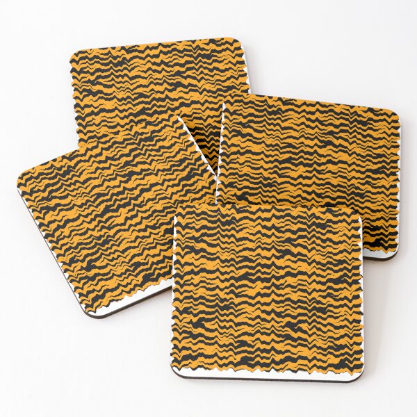 Item preview, Abstract pattern based on tiger stripes designed and sold by KlaudiDesignArt.
