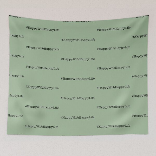 Item preview, Happy wife happy life, happy wife, happy lives designed and sold by MsRedFox.