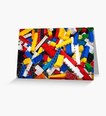 Lots of LEGO Blocks / Bricks Greeting Card