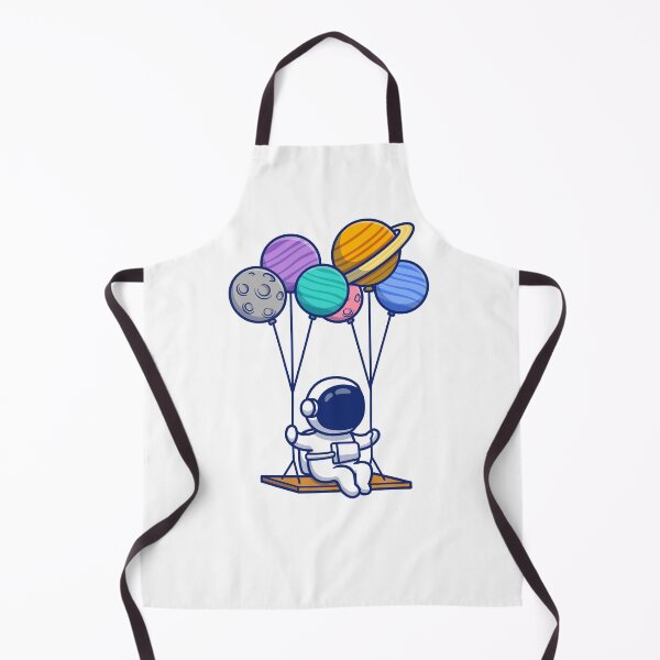 Item preview, Astronaut Flying on Planet Baloons Sticker designed and sold by rebel-store21.
