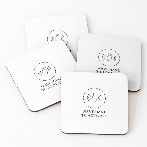 Item preview, Wave Hand To Activate - Fun technology joke design designed and sold by Gormont.