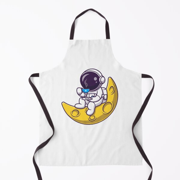 Item preview, Astronaut Drinking Coffee on Moon Sticker designed and sold by rebel-store21.