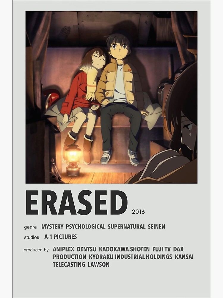 Erased Anime Posters for Sale