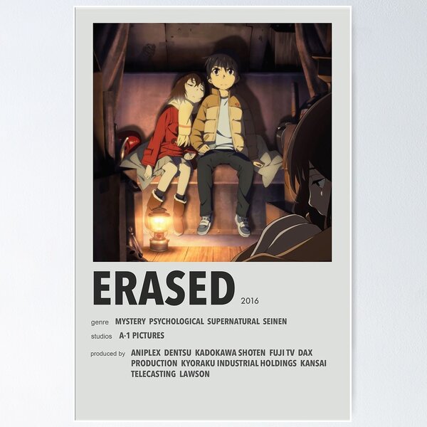 Erased Anime Posters Online - Shop Unique Metal Prints, Pictures, Paintings