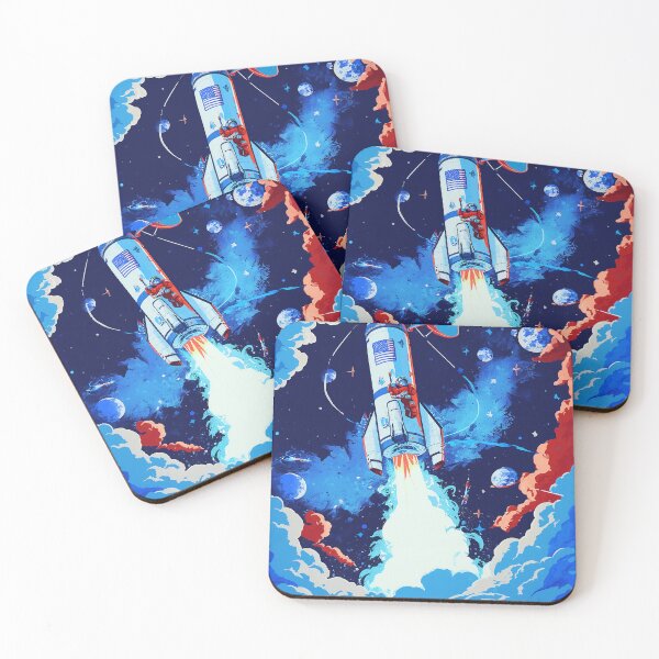 Item preview,  Cute rocket Astronaut on space designed and sold by SameeraDammeyer.