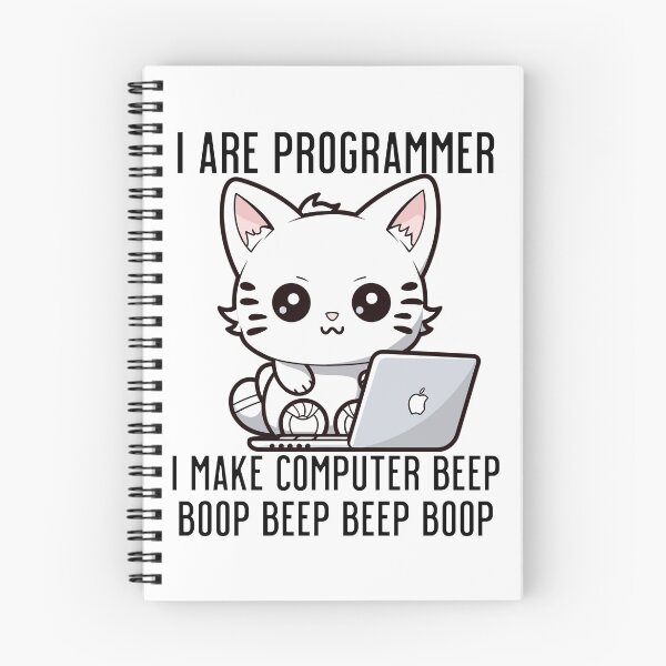 Item preview, I Are Programmer Funny Kawaii Cat Programmer designed and sold by LOT7Clothing.