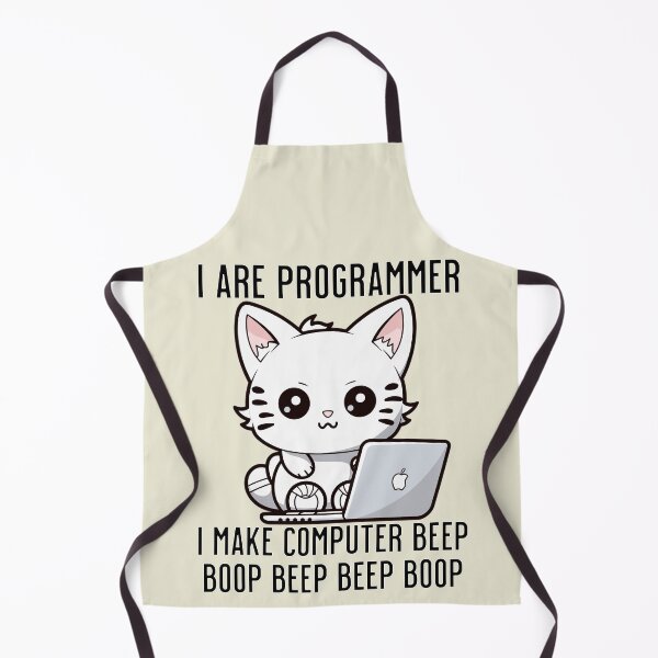Item preview, I Are Programmer Funny Kawaii Cat Programmer designed and sold by LOT7Clothing.