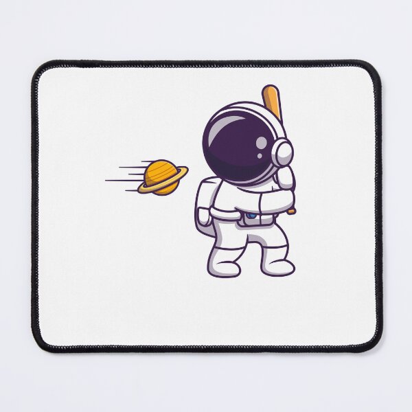 Item preview, Astronaut Playing Baseball Sticker designed and sold by rebel-store21.