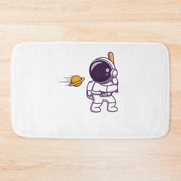 Item preview, Astronaut Playing Baseball Sticker designed and sold by rebel-store21.