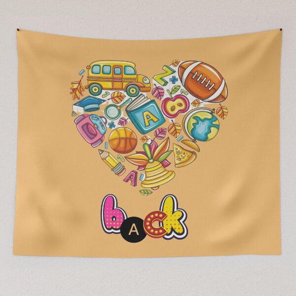 Item preview, Back to school with symbols of school days designed and sold by sweetees4u.