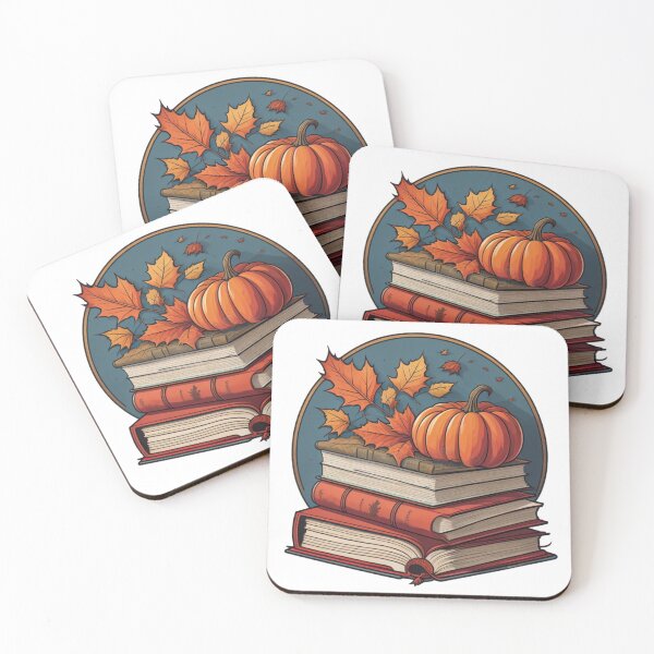 Item preview, Fall Vibe Book Cozy Autumn Leaves Pumpkin Kindle Reader Comfy v1 designed and sold by IllitBookish.
