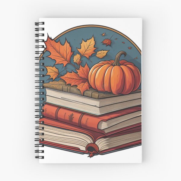 Item preview, Fall Vibe Book Cozy Autumn Leaves Pumpkin Kindle Reader Comfy v1 designed and sold by IllitBookish.