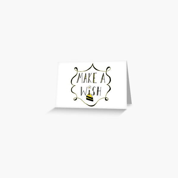 Wishful Cake Greeting Card