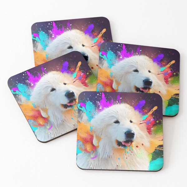 Item preview, Kuvasz Splash Art designed and sold by The Digital Compass.
