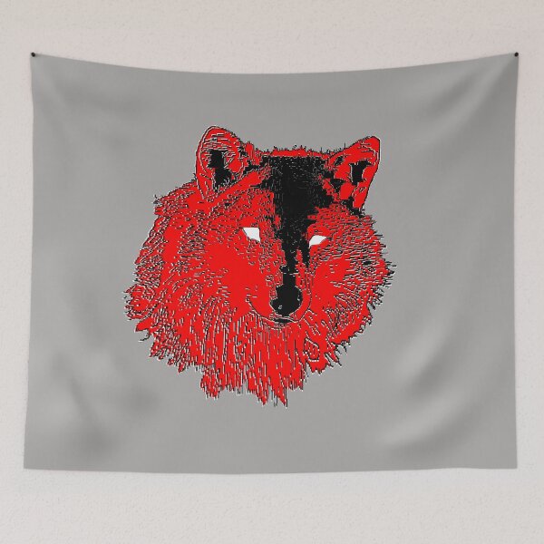 Item preview, Wild Head Wolf wolv designed and sold by 4rpixs.