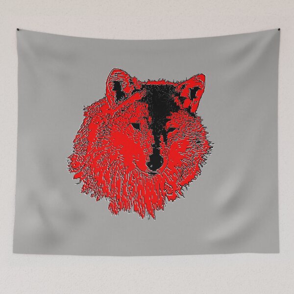 Item preview, Wild Head Wolf wolv designed and sold by 4rpixs.