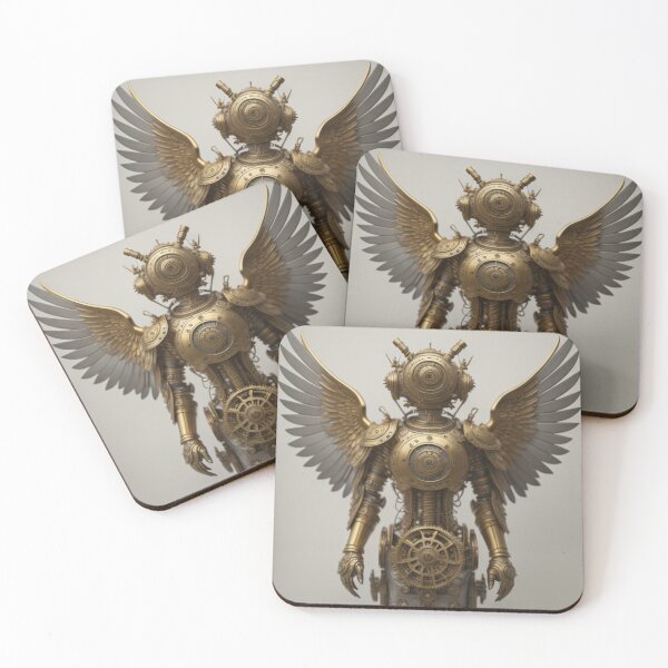Item preview, Steampunk clockwork angel designed and sold by MidknightBpaw.