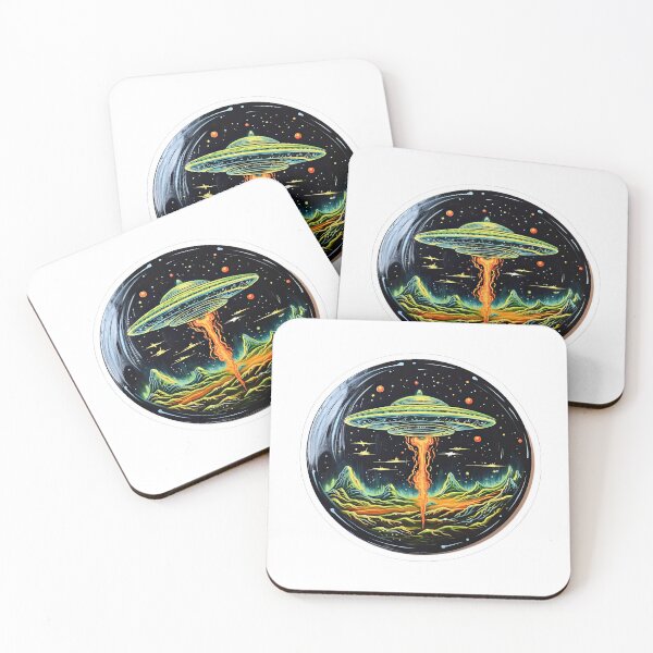 Item preview, Aliens in space designed and sold by abmkf.