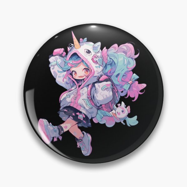 Item preview, Unicorn, Ninja, Anime, Girl, Fantasy, Action, Elegance, Dynamic,  designed and sold by Dazeville Studio1541 .