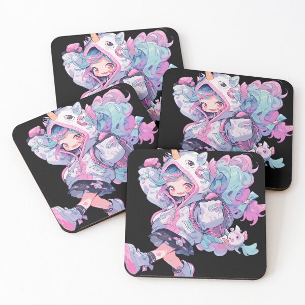 Item preview, Unicorn, Ninja, Anime, Girl, Fantasy, Action, Elegance, Dynamic,  designed and sold by Dazeville Studio1541 .